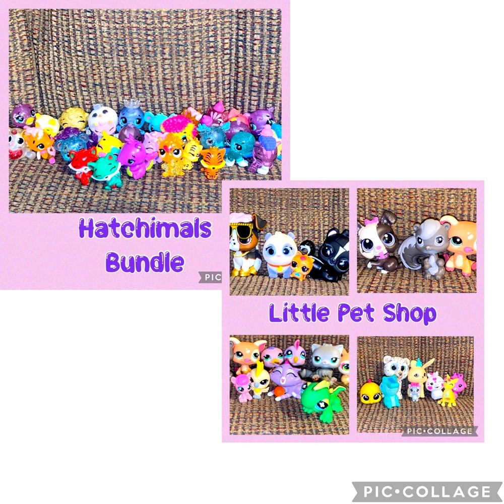 Hatchimals and Littlest Pet Shop Collection Bundle/Lot 50+